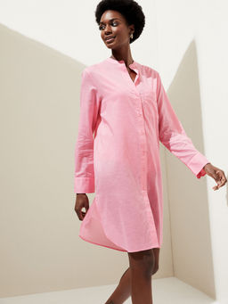 Marks & Spencer - Pure Cotton Collarless Beach Cover Up Dress