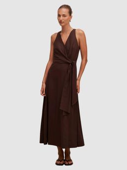 Forever New - Brown Zoey Midi Dress