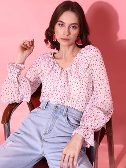 STREET 9 - White Frill Top