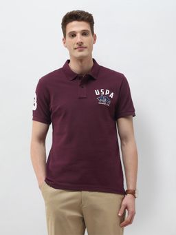 U.S. Polo Assn. Denim Co. - Men'S Summer House Slim Fit Purple T-Shirt