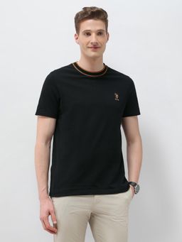U.S. POLO ASSN. - Men'S Black Solid Sotogrande Slim Fit T-Shirt