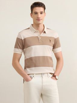 U.S. POLO ASSN. - Men'S Horizontal Striped Sotogrande Polo T-Shirt