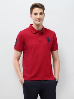 U.S. POLO ASSN. - Men'S Solid Regular Fit Polo T-Shirt