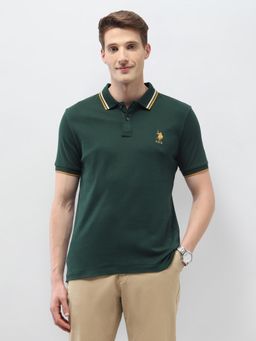 U.S. POLO ASSN. - Men'S Solid Regular Fit Polo T-Shirt