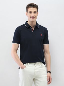 U.S. POLO ASSN. - Men'S Solid New Port Marina Navy Blue T-Shirt