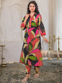 Autumnlane - Women Multi-Color Printed Kurta with Pant