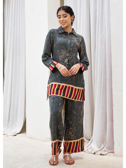 Autumnlane - Women Green Floral Co-Ord Set