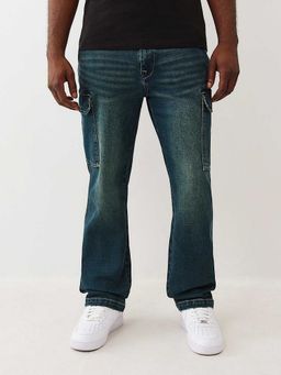 True Religion - Men Blue Big Medium Wash Casual Jeans