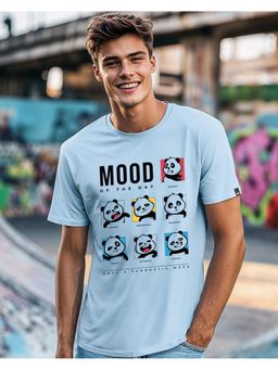 Bewakoof - Men Blue Graphic T-Shirt