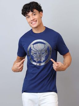 Free Authority - Official Black Panther Blue Men T-Shirt