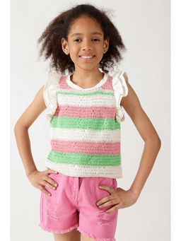 One Friday - Girls Multicolour Top