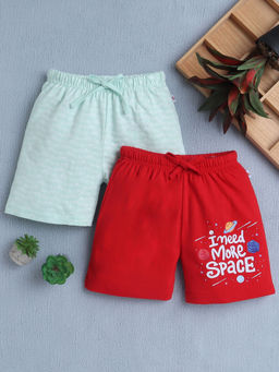 Bumzee - Boys Printed Shorts (Pack Of 2)