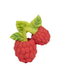 Oli and Carol - Valery The Raspberry Natural Rubber Teether