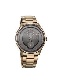 Titan - Quartet 1890QM01 Grey Dial Analog Watch for Men