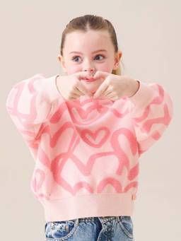 ANGEL & ROCKET - Harlow Heart Jumper Sweatshirt
