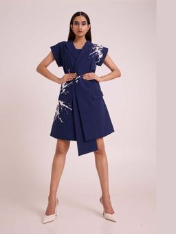 MADDER MUCH - Blue Laguna Tidal Blazer Dress