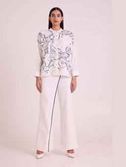MADDER MUCH - Off White Baringo Meander Co-ord Set