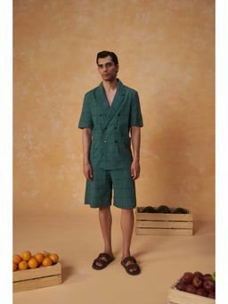 Muvazo - Unnie Schiffli Green Co-Ord