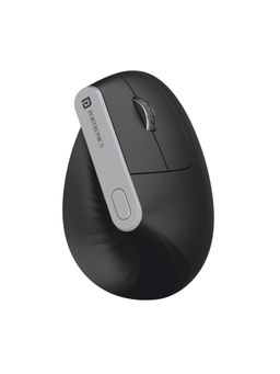 Portronics - Toad Ergo Vertical Advanced Wireless Ergonomic Mouse 2.4Ghz, Wrist Support (Black)
