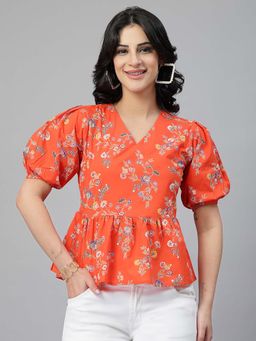 Style Quotient - Women's Orange Top