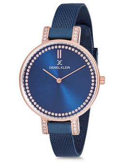 Daniel Klein - Analog Blue Dial Women Watch- DK12177-5