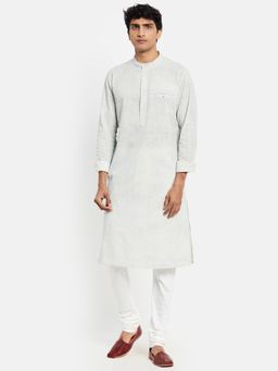 Fabindia - Cotton Slub Printed Long Kurta
