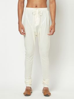 Fabindia - Cream Cotton Plain Churidar