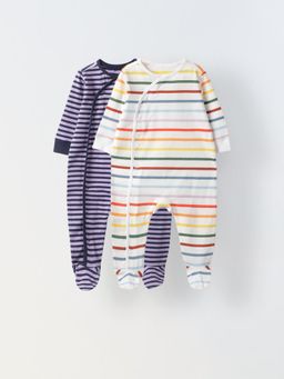 Spunkies - Unisex Cotton Romper - Multi-Color