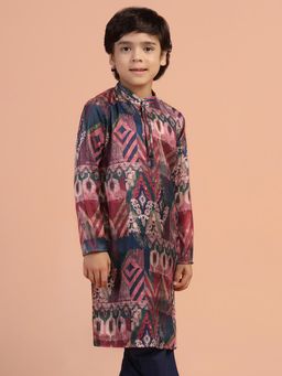 KISAH - Boys Multicolour Digital Printed Kurta