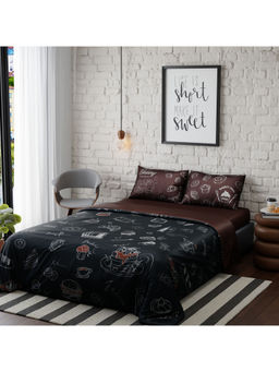 QuirkLoom - Bakery Satin Printed King Bed in a Bag