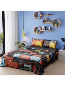 QuirkLoom - Pixar Satin Printed King Bed in a Bag