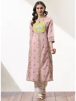 Lakshita - Pink Dhaage Collection Embroidered Kurta