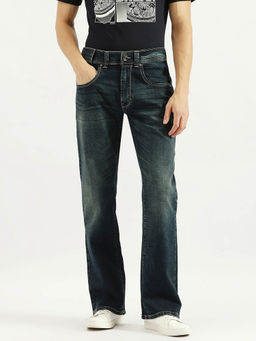 United Colors of Benetton - Men Blue Solid Regular Fit Jeans