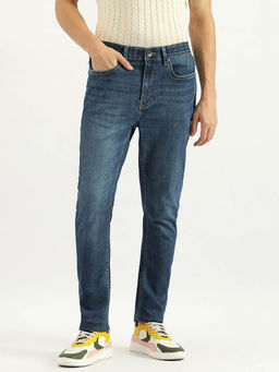 United Colors of Benetton - Men Blue Solid Regular Fit Jeans