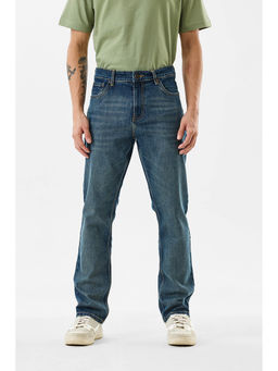 Snitch - Men Blue Solid Comfortable Fit Jeans