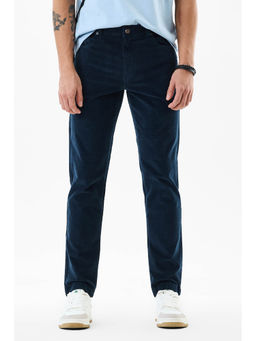 Snitch - Men Navy Blue Solid Slim Fit Jeans