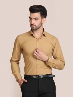 TAHVO - Men's Formal Mustard Shirt