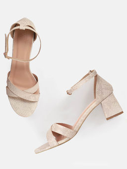 Elevato Basics - Beige Heels For Women