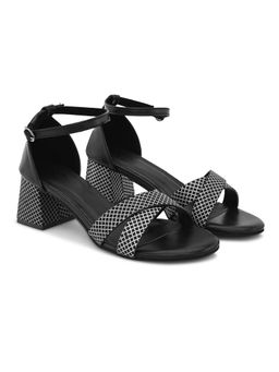 Elevato Basics - Black Block Heels For Women