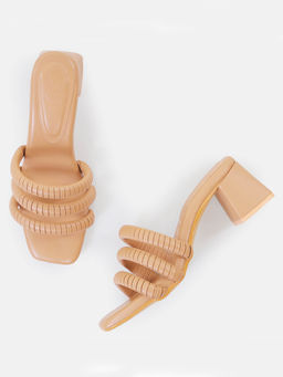 Elevato Basics - Tan Heels For Women