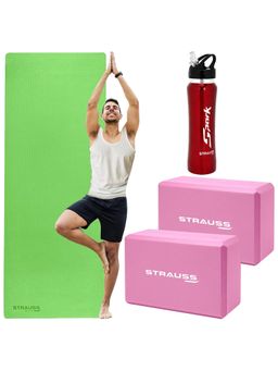 Strauss - Starter Kit Yoga Mat Bottle Blocks