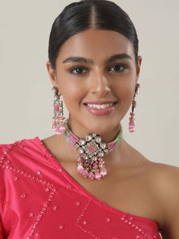 Gajra Gang - Baby Pink Necklaces