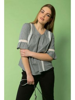 Gipsy - Black-white Fashion Tunic