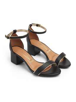 Vizzano - Grey Block Sandals Pair Of Heels