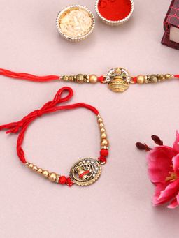 PANASH - Plated Beaded Thread Rakhi