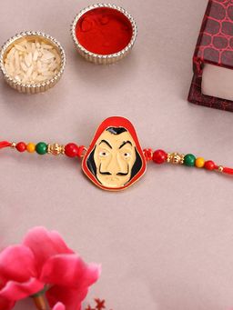 PANASH - Plated Money Hiest Beaded Thread Rakhi