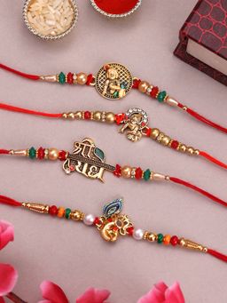 PANASH - Plated Beaded Thread Rakhi