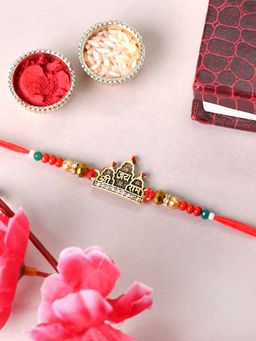 PANASH - Plated Beaded Thread Rakhi