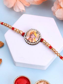 PANASH - Plated Beaded Thread Rakhi
