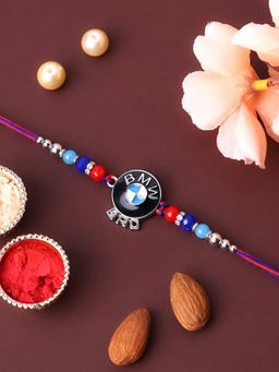 PANASH - Plated BMW Bro Beaded Thread Rakhi